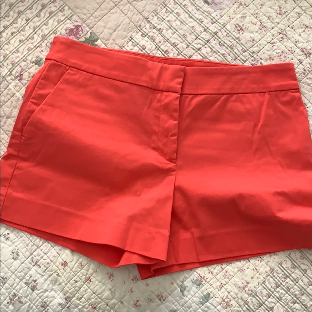 LOFT Riviera Shorts Coral 4” inseam Sz 8